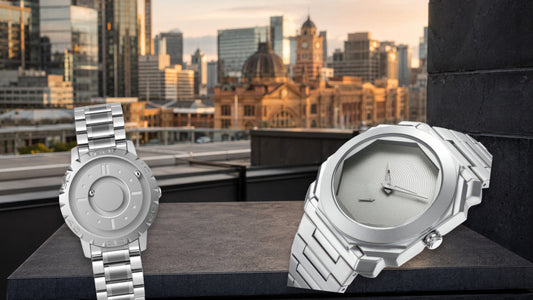 KINETIC Enigma and Spectre watches in a Melbourne setting