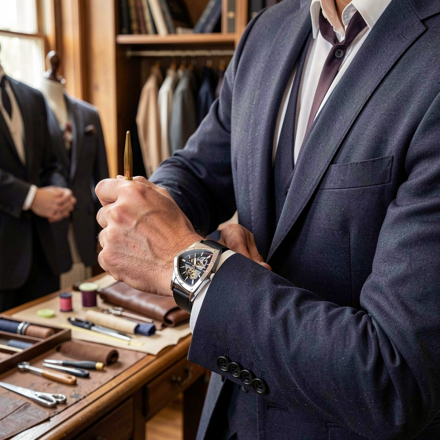 KINETIC Precision mechanical watch — additional watch detail