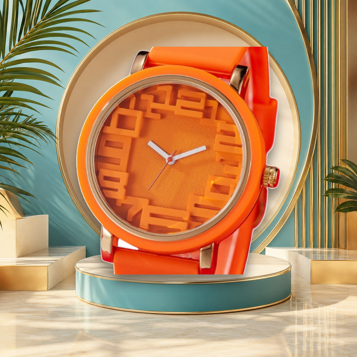 KINETIC Lumo watch in a product-faithful editorial setting