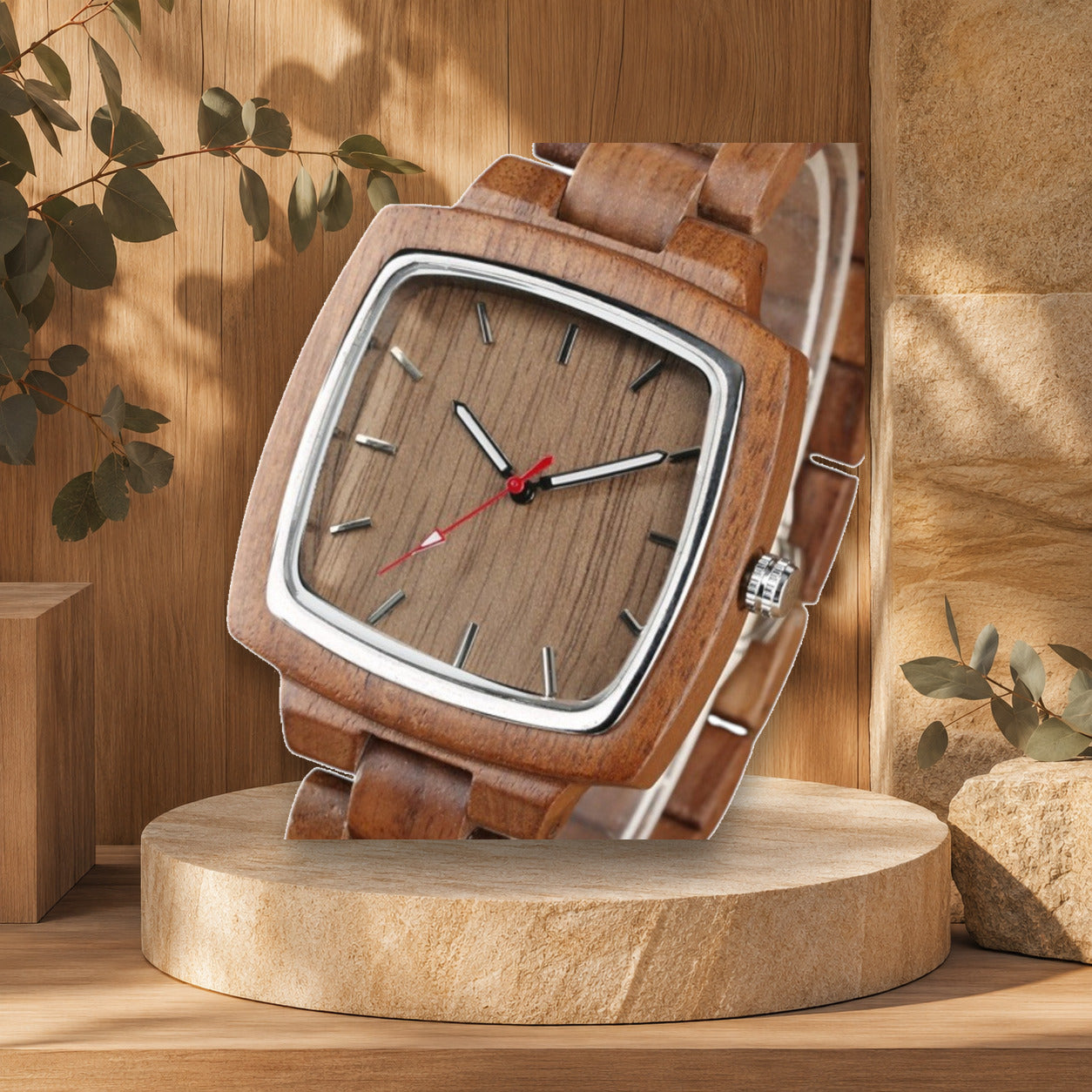 KINETIC Moku watch in a product-faithful editorial setting