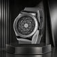 KINETIC Noir watch in a product-faithful editorial setting