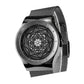 KINETIC Noir watch — alternate white-background product view