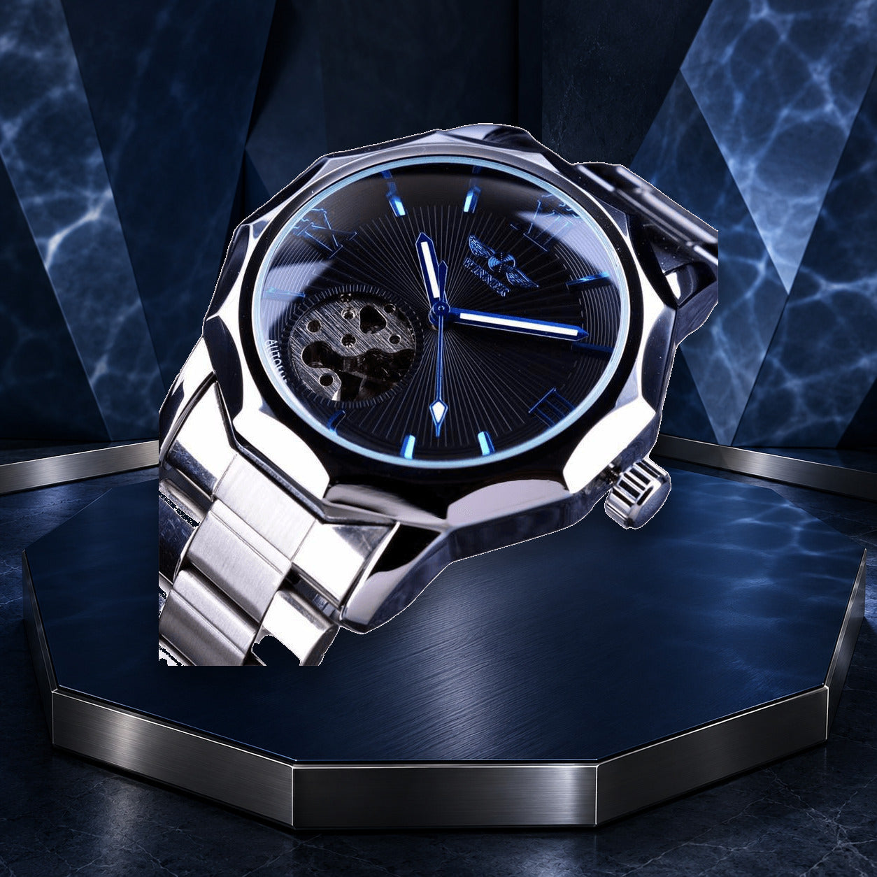 KINETIC Oceana watch in a product-faithful editorial setting