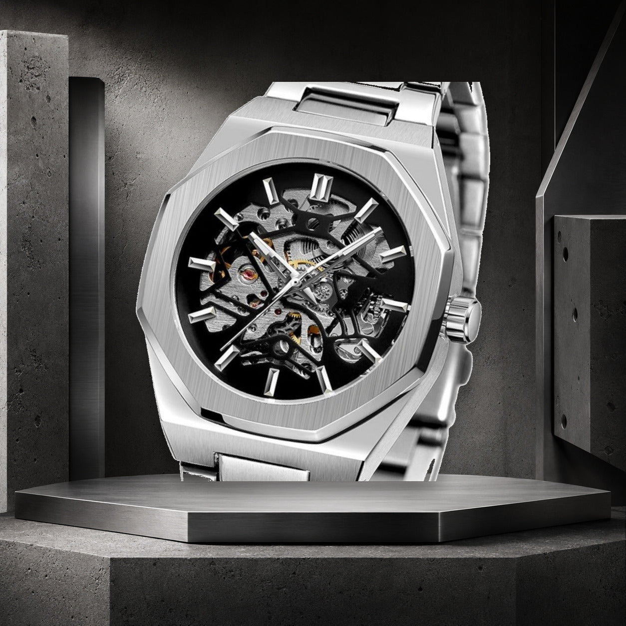KINETIC Renegade watch in a product-faithful editorial setting