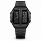 KINETIC Retro digital watch in Black, front view on white