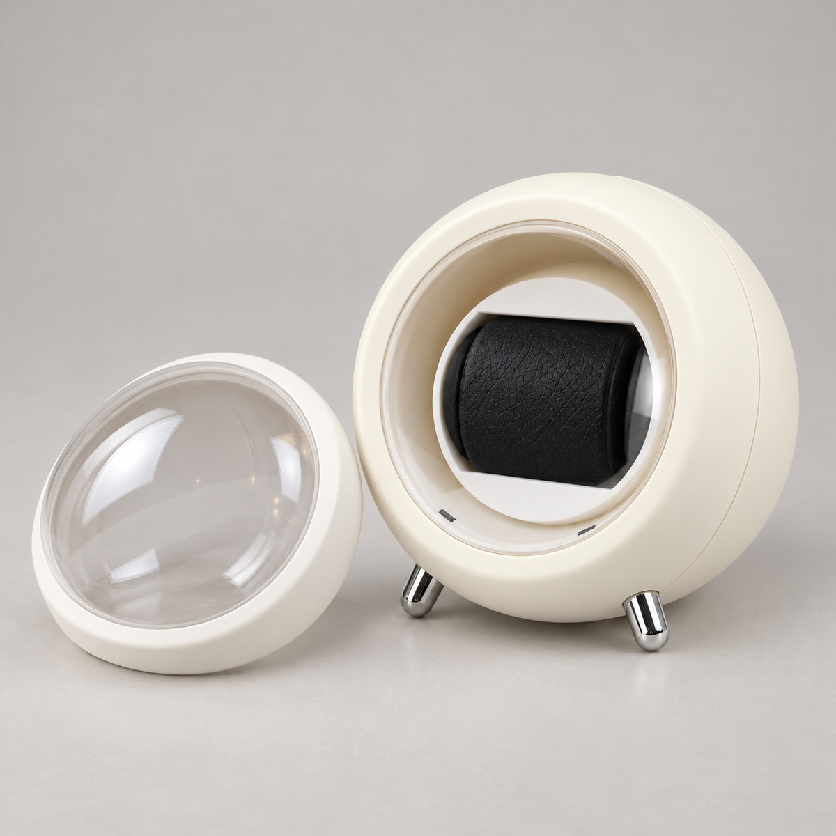 Orbit White with the front dome removed and cushion visible