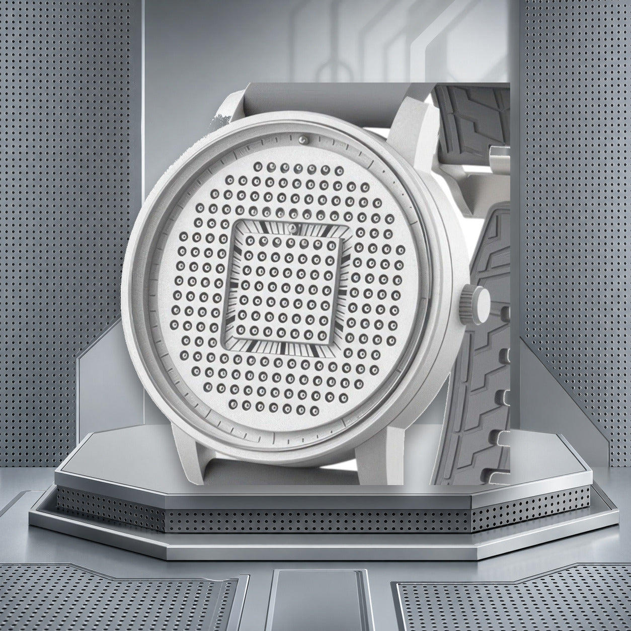 KINETIC Vector watch in a product-faithful editorial setting