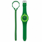 Vibe Grove watch on fitted strap with its matching empty loop holder on white